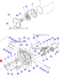 картинка Сальник105x135x14 r от магазина IZC