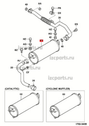 картинка Глушитель Toyota  #03 от магазина IZC