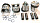 Komatsu 4d94 поршневая группа       050  h= 99мм 4d94le